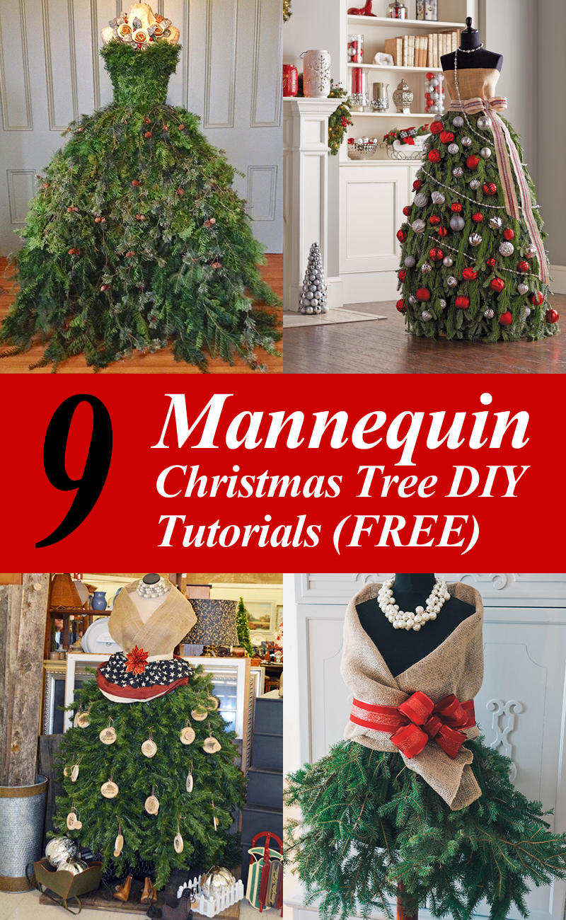 Diy Mannequin Christmas Tree 9 Dress Form Tutorials Free