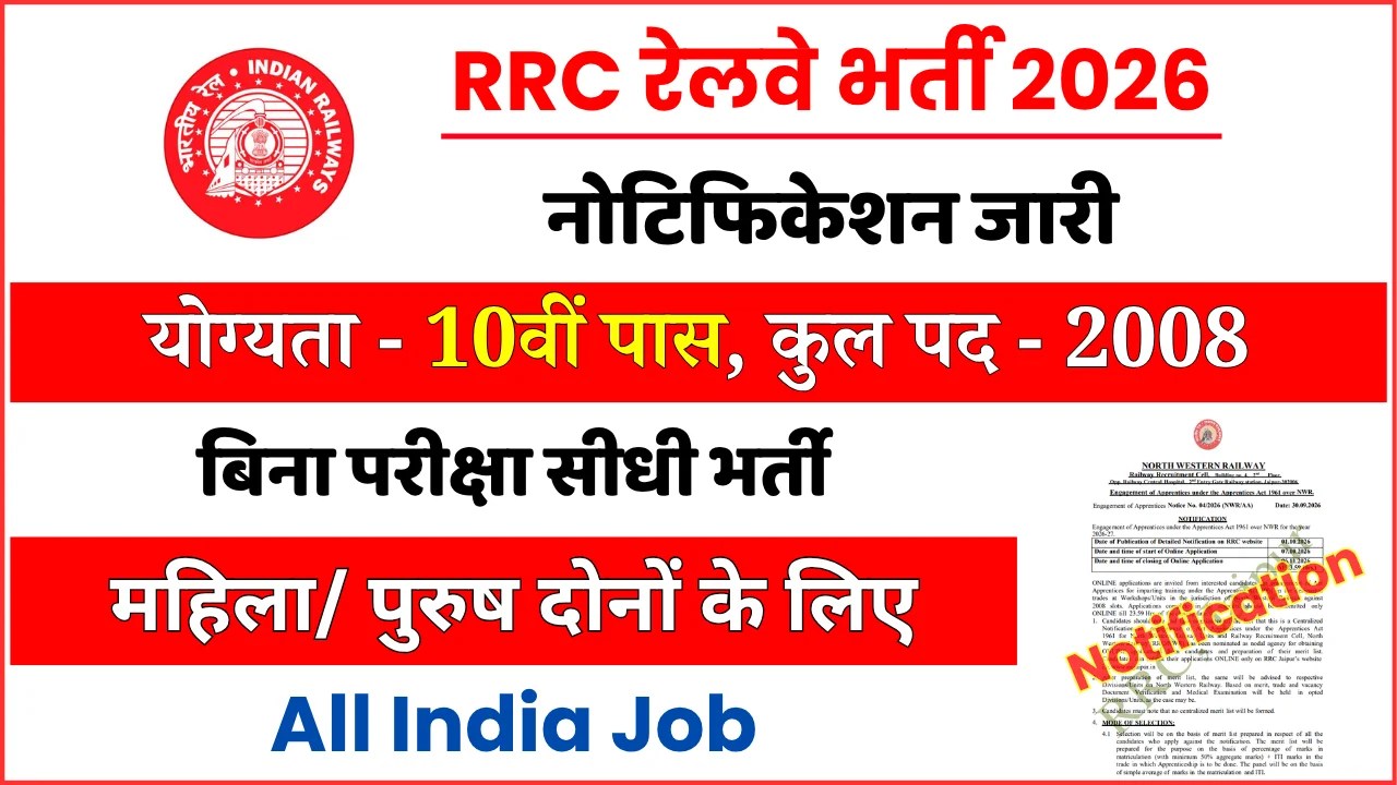 RRC NWR Apprentice Recruitment