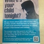 Where’s Your Child Tonight?