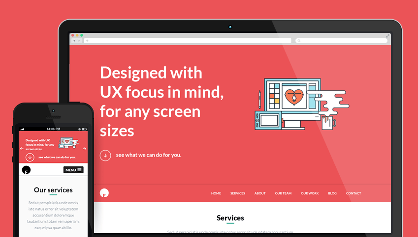 OneEngine - Free Multi-purpose One Page WordPress Theme - - Fribly