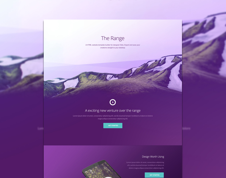 The Range Website Template - - Fribly