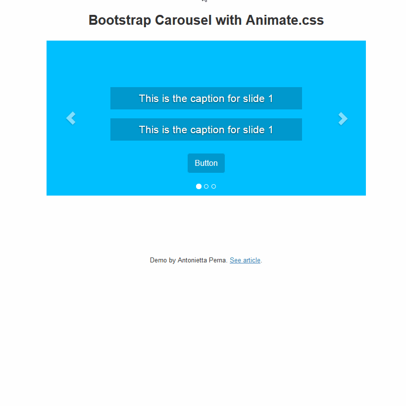 Spicing Up the Bootstrap Carousel with CSS3 Animations