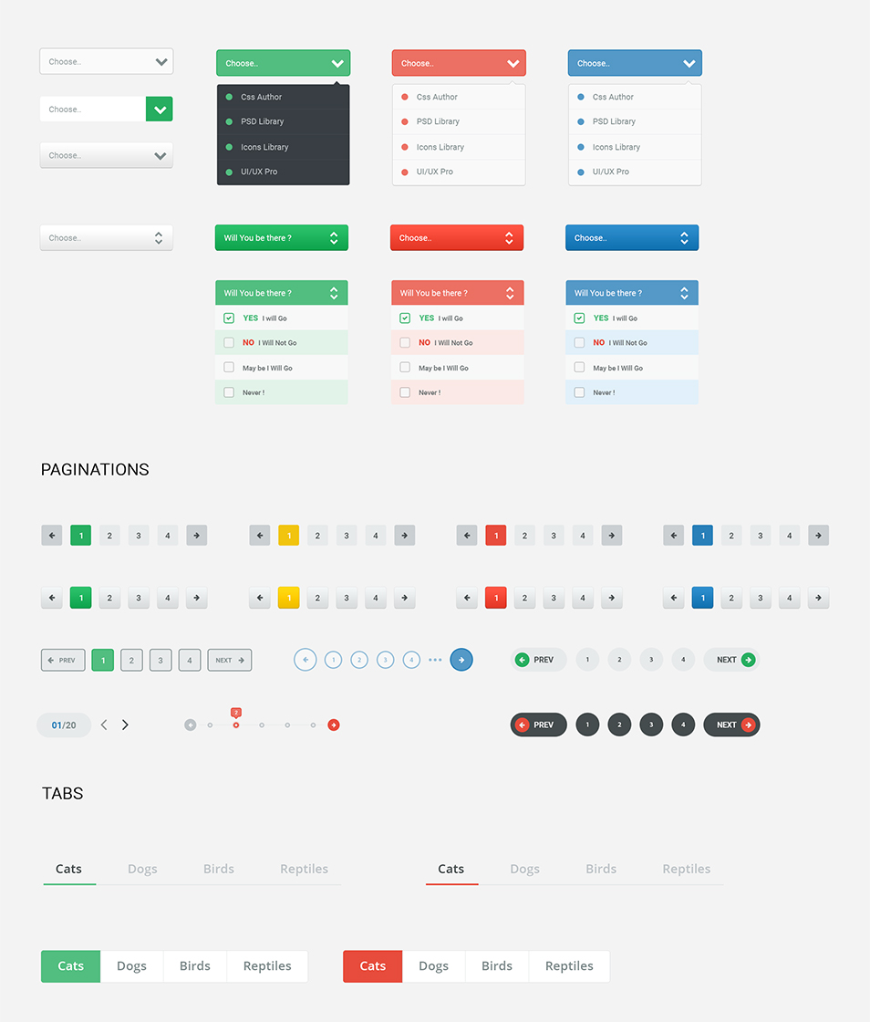 Free Spot UI Kit - - Fribly