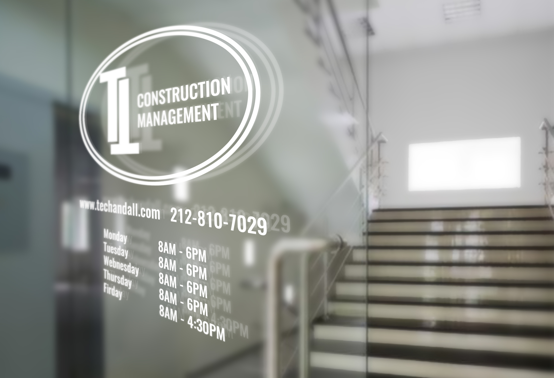 Free Window Signage MockUp Freebies Fribly