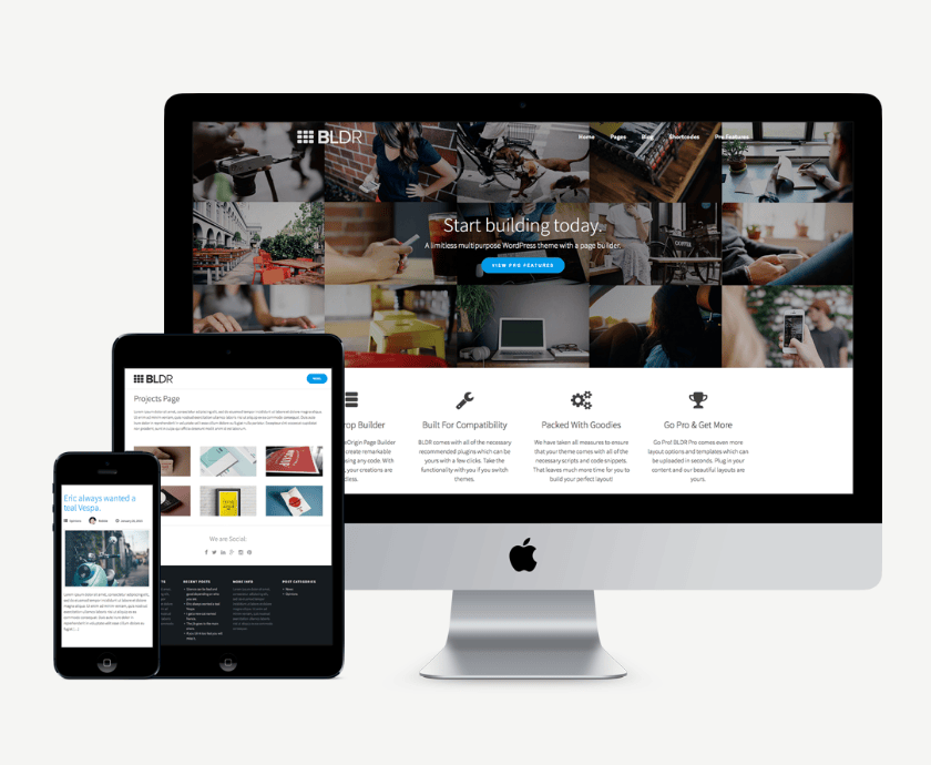 BLDR Free Multi-purpose WordPress Theme - - Fribly
