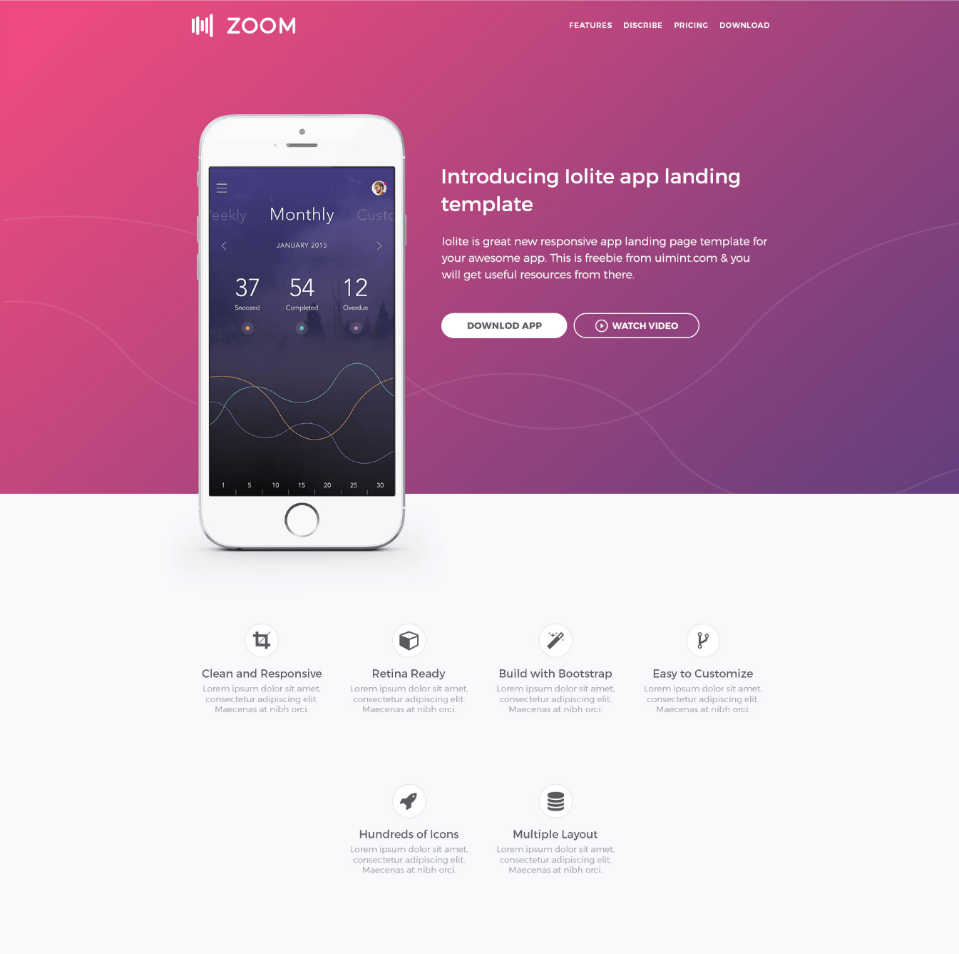 Free Zoom UI Kit - - Fribly
