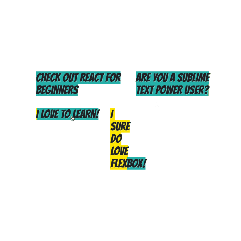 CSS Highlight on Hover Animation Coding Fribly