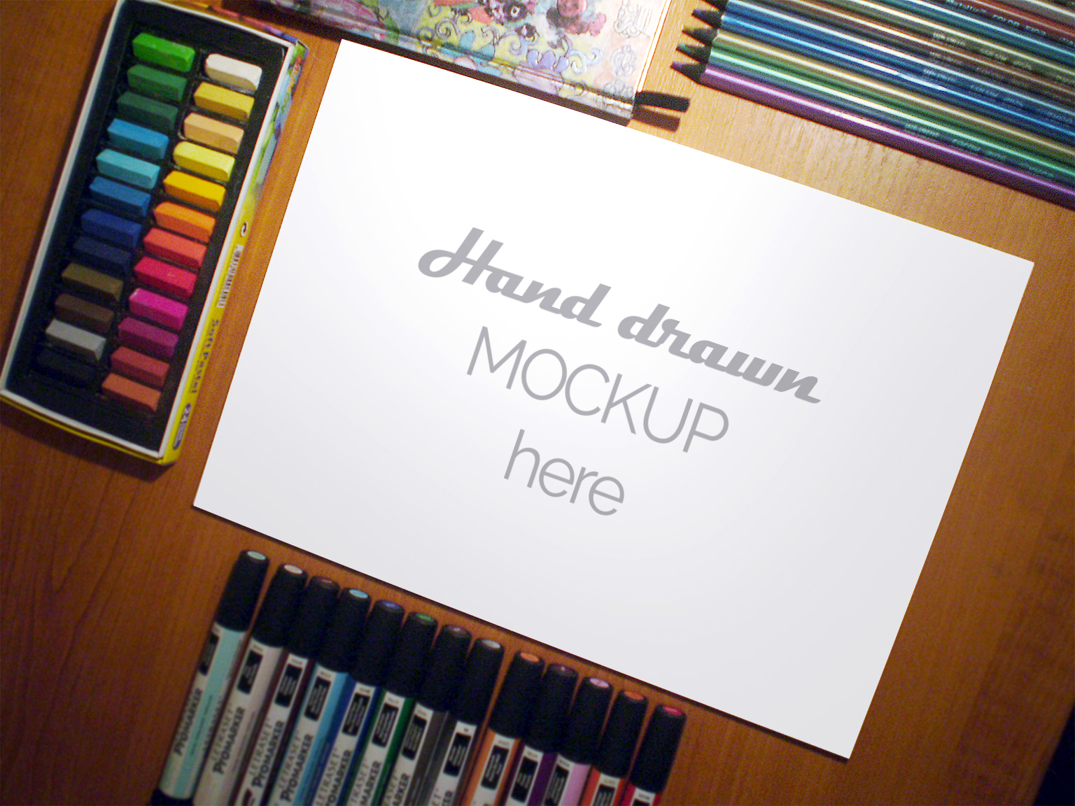 Download Free Sketch Artistic Mockup - Freebies - Fribly