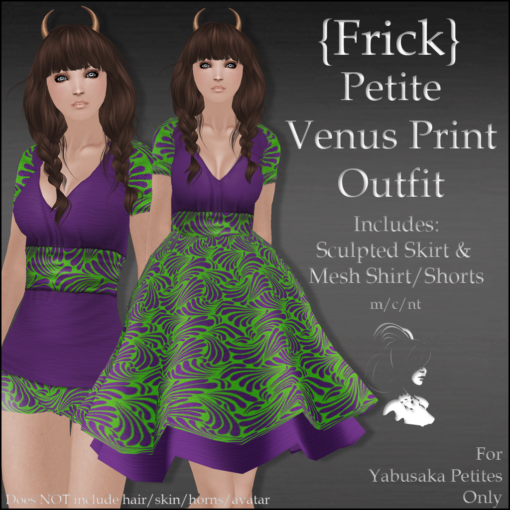 {Frick} Petite Venus Print Outfit