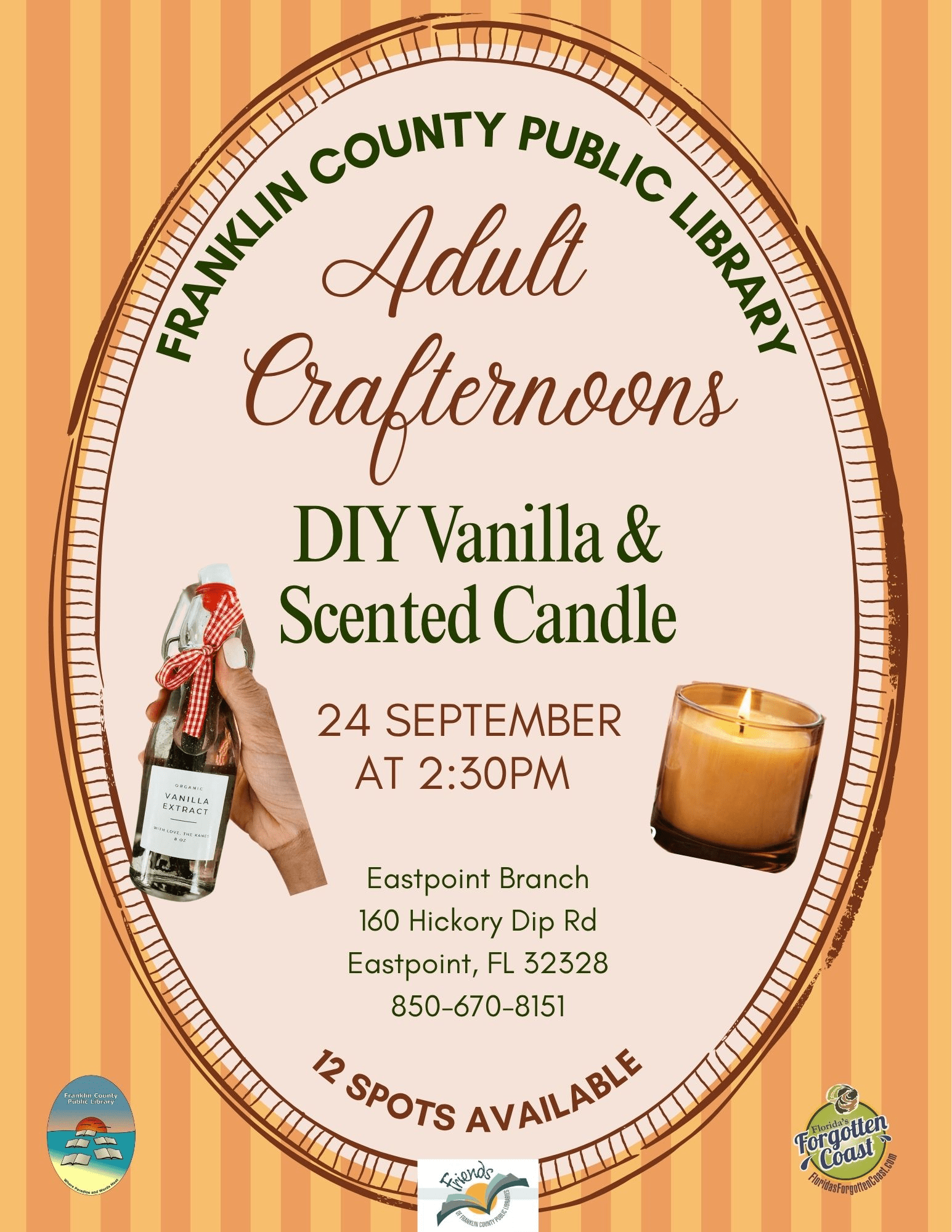 August December EP Adult Craft Flyer