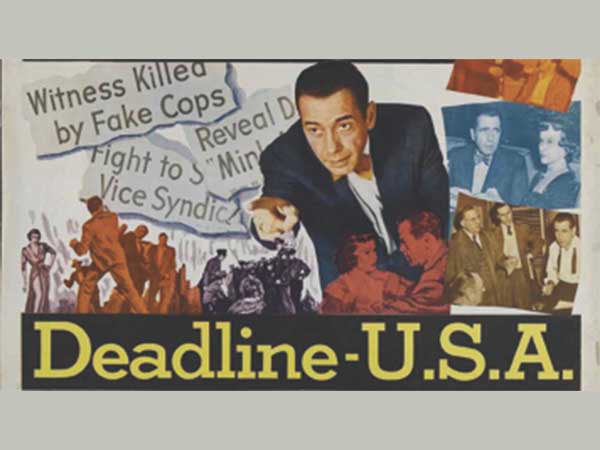 deadline USA movie poster