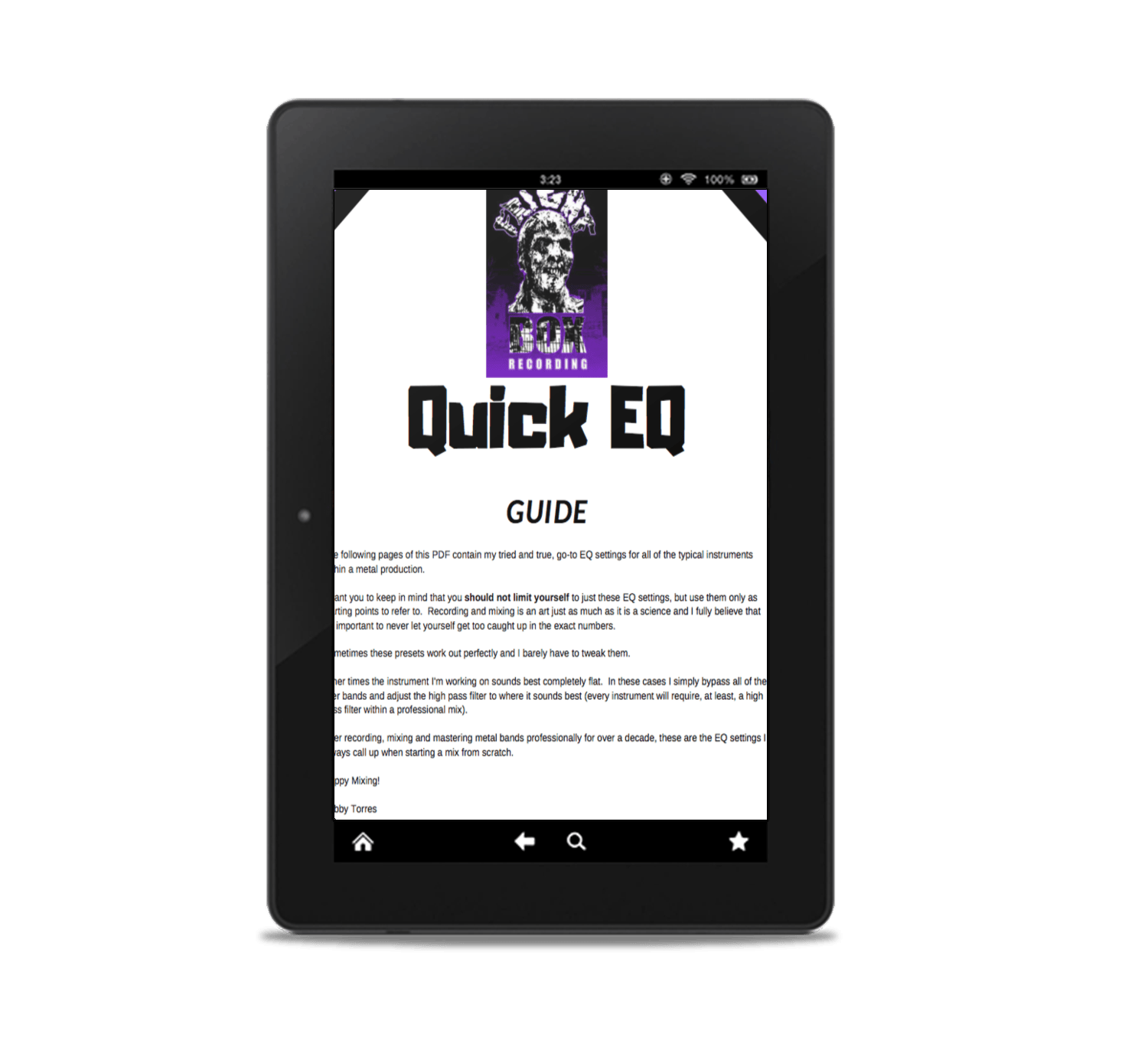 Free Quick EQ Guide - Frightbox Recording Academy