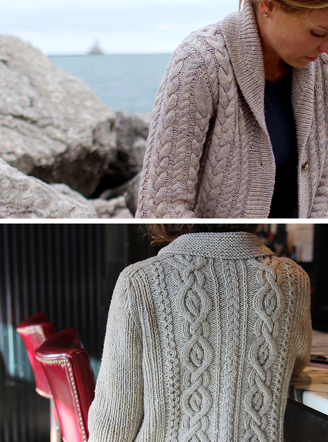 New Favorites: Shawl collars and cables 