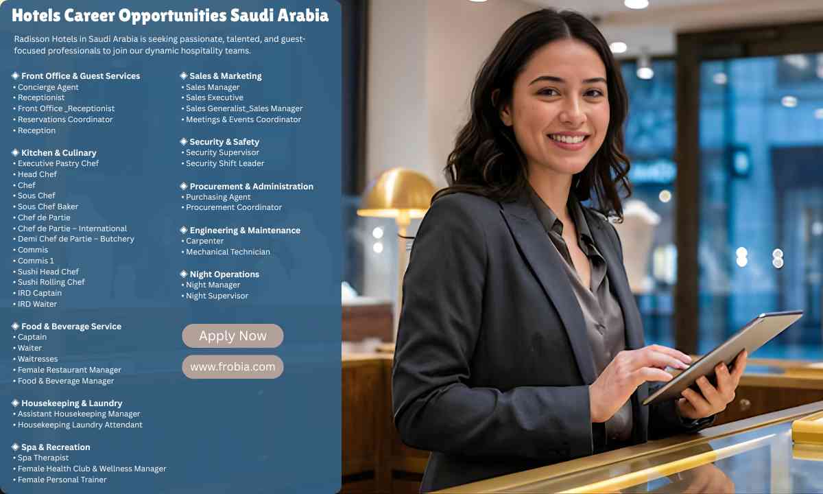 Advance Your Career Radisson Hotels Jobs Saudi Arabia