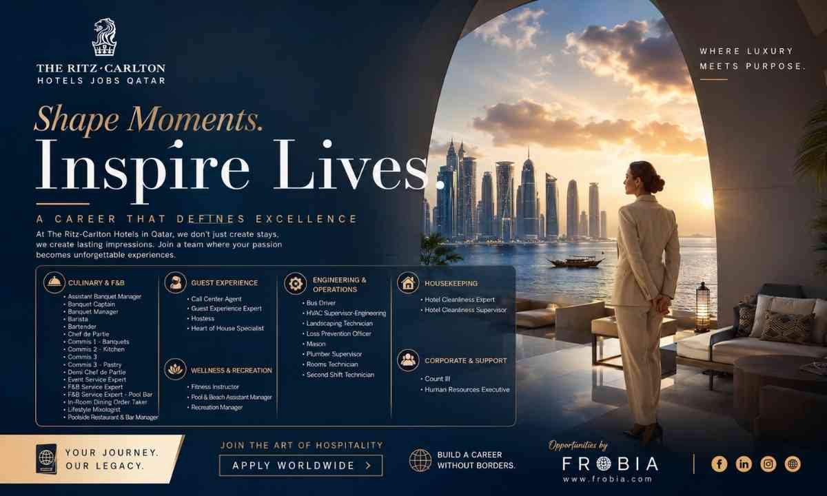 Discover Elite Roles The Ritz Carlton Hotels Jobs Qatar