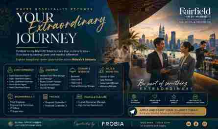 Fairfield by Marriott Hotel Jobs Across Malaysia and Indonesia
