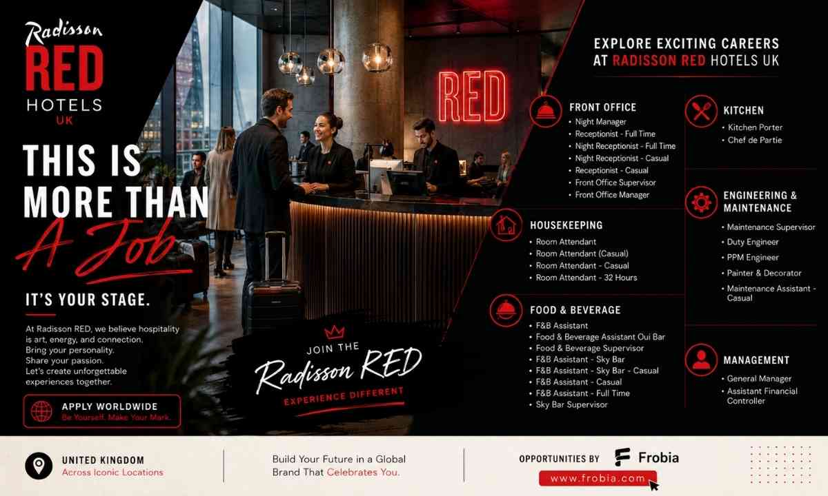 Explore Radisson Red Hotels Jobs UK
