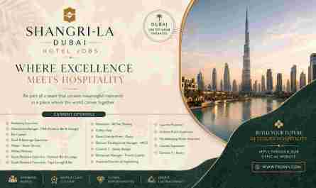 Dynamic Hospitality and Hotel Jobs at Shangri-La Dubai