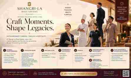 Discover Luxury Resort Careers with Shangri-La Rasa Sayang Penang Malaysia Hotel Jobs