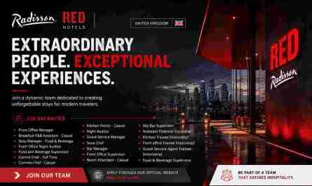 Vibrant Urban Hospitality Careers and Radisson RED Hotels Jobs UK