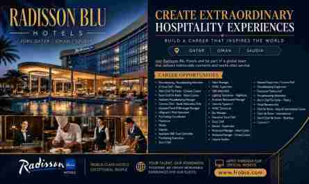 Radisson Blu Hotels Luxury Hospitality Jobs Qatar Oman Saudi Arabia