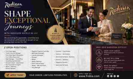Radisson Hotels Jobs UAE Apply Now
