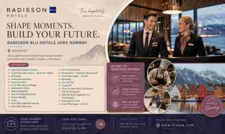 Apply Now For High Paying Radisson Blu Hotels Jobs Norway
