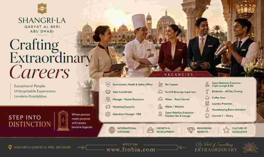 Shangri La Qaryat Al Beri Abu Dhabi Hotel Jobs Exceptional World Class Positions