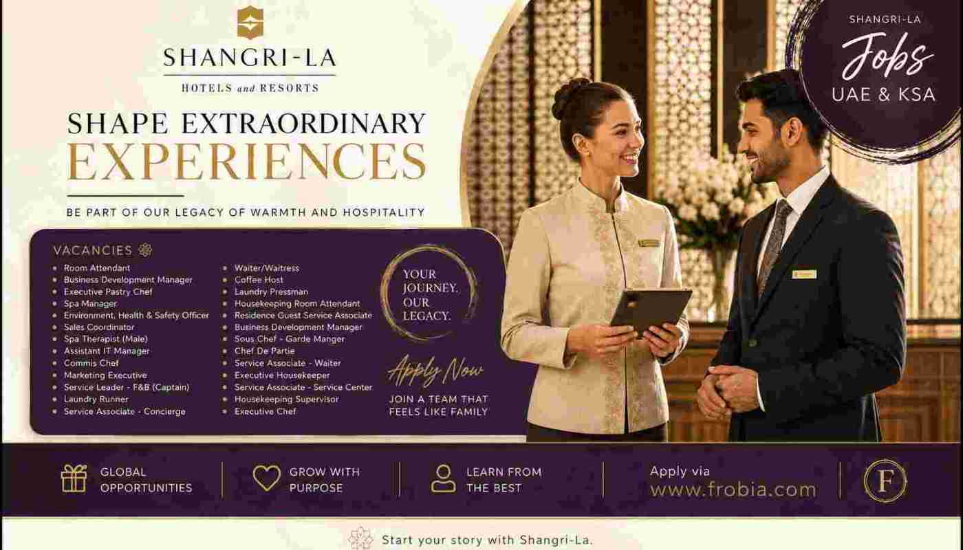 Shangri-La Hotels Careers and Jobs in UAE and KSA