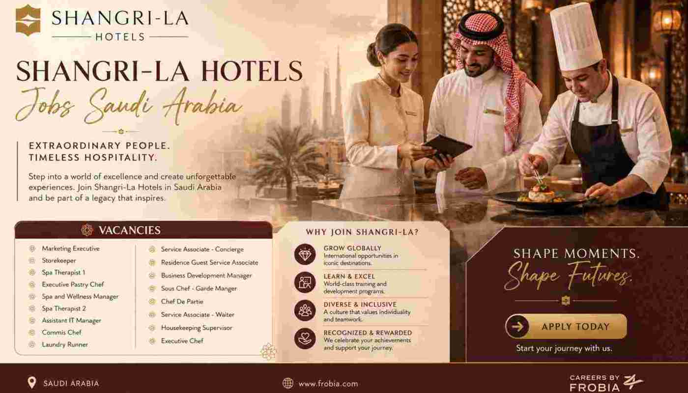 Shangri La Hospitality Jobs Saudi Arabia