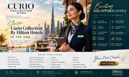Curio Collection By Hilton Hotels Jobs UAE Exclusive Staff Recruitment