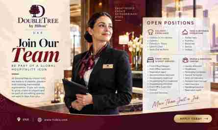 Start Your Middle East Career Journey Doubletree By Hilton Hotels Jobs UAE