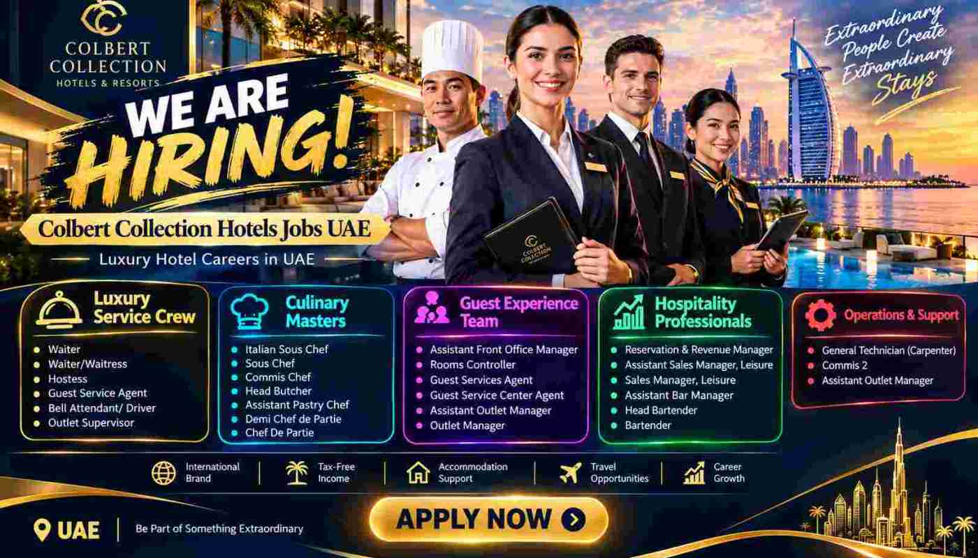 Colbert Collection Hotels Jobs UAE Premier Career Pathways