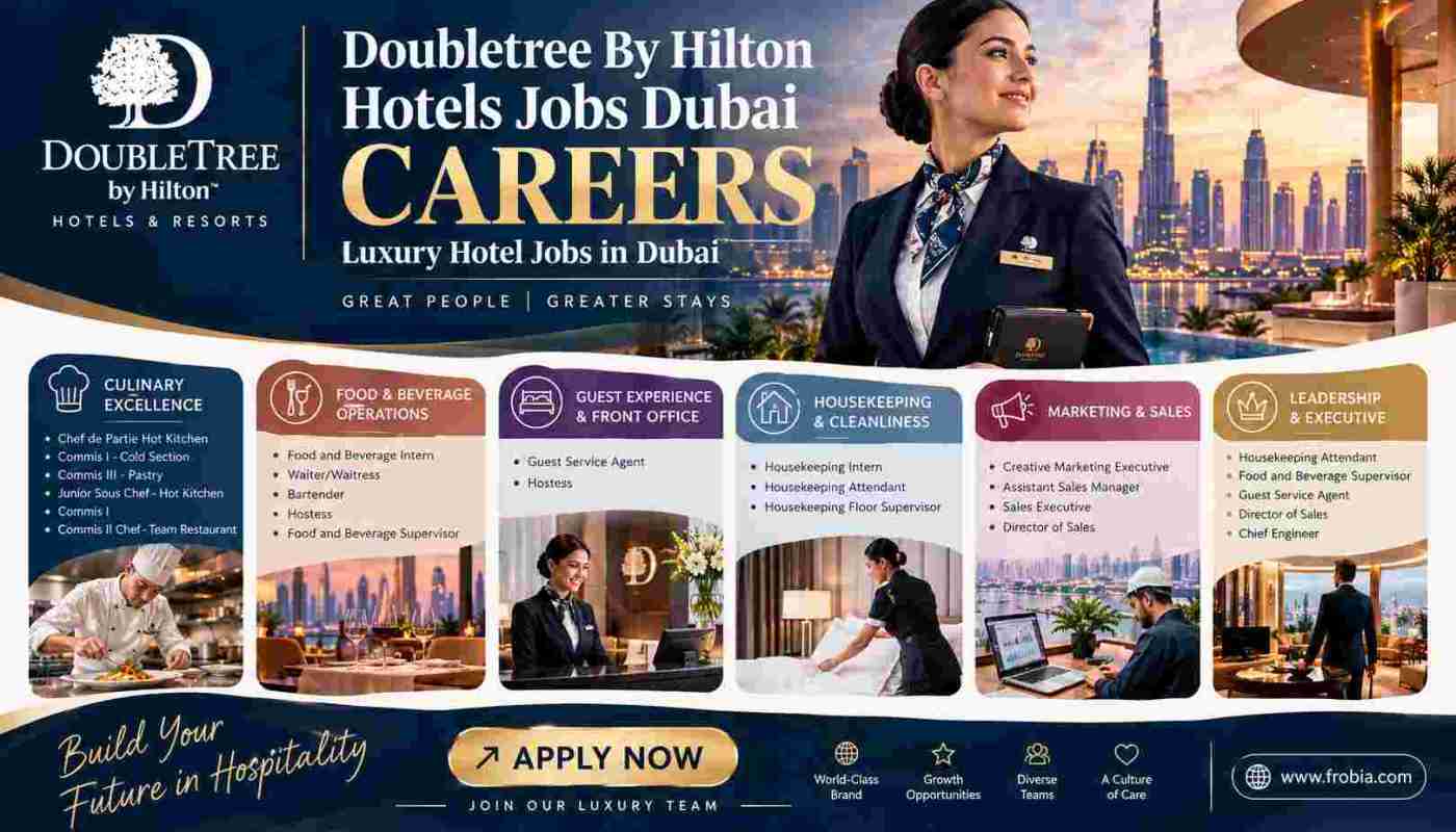 Exciting Doubletree By Hilton Hotels Jobs Dubai Available Now