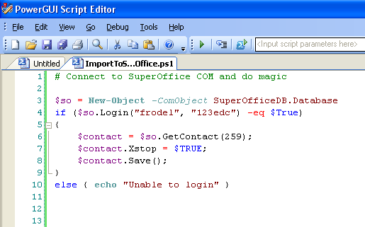 Powershell Robotics Coding Examples Using PowerShell to integrate with SuperOffice CRM | Robotics
