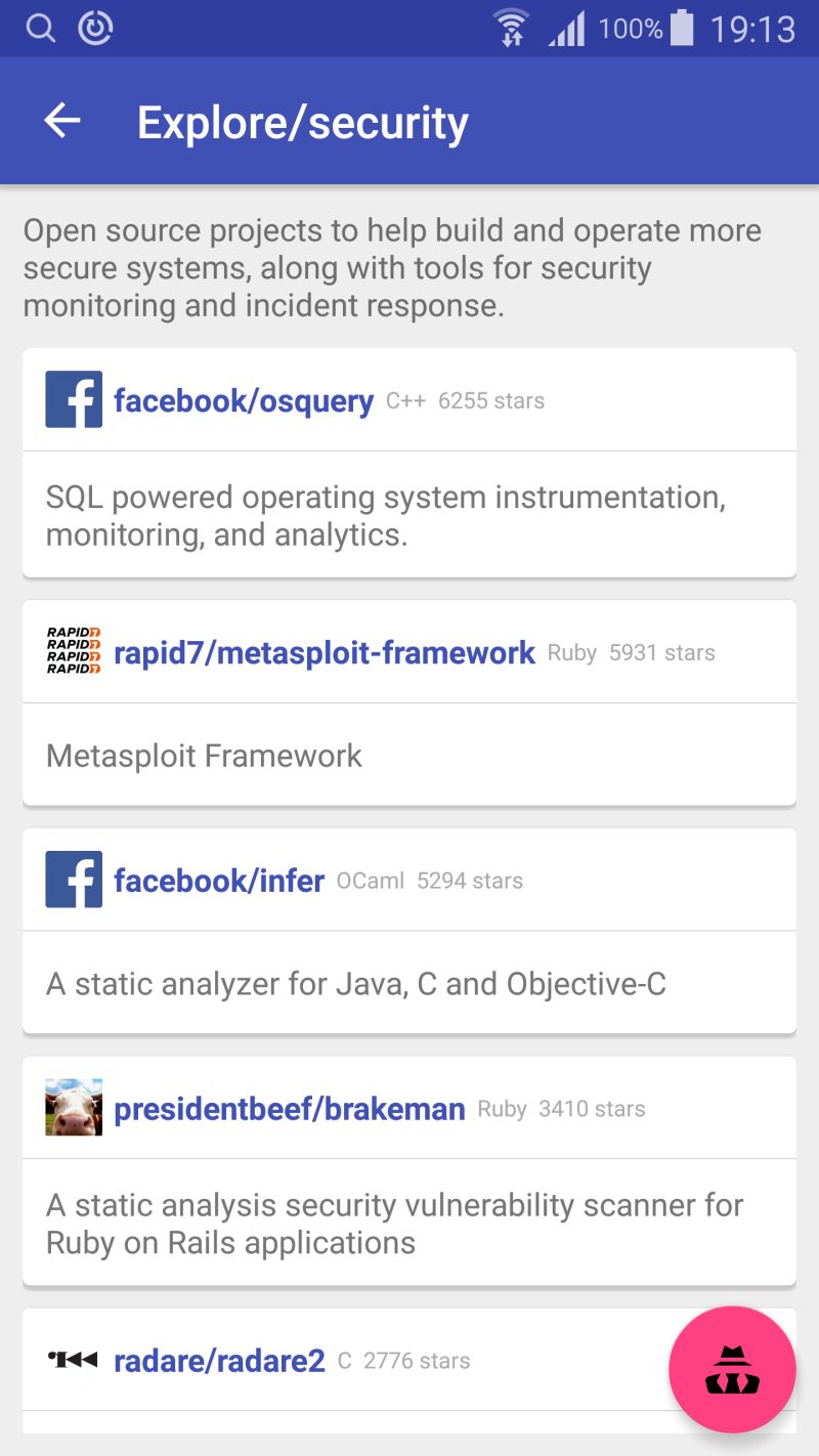 Github Frodoking Githubandroidapp Github App For Android I M Back - Gradient Backgrounds - Ultra HD Retina Collection