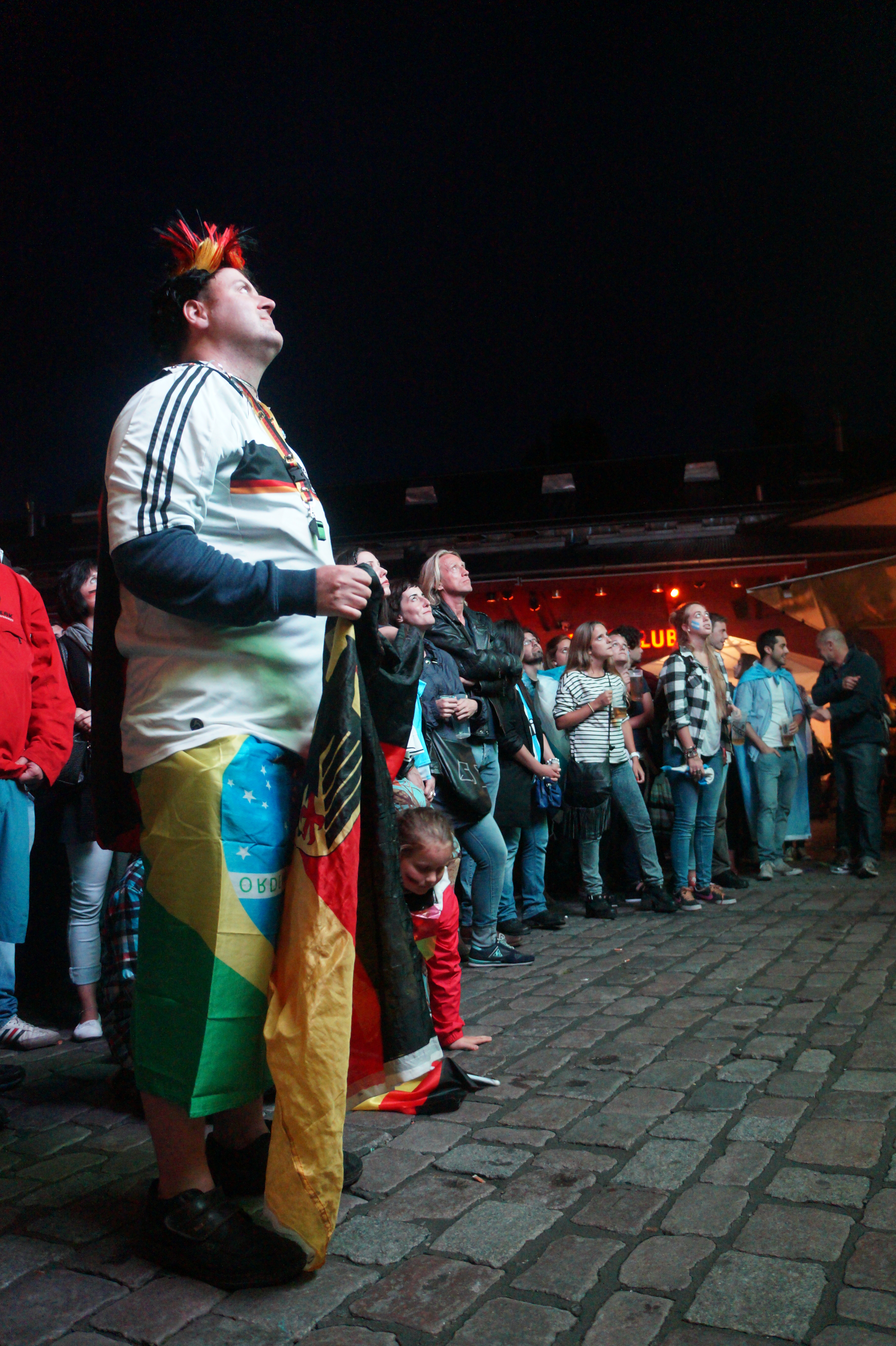 Argentina vs Germany fans