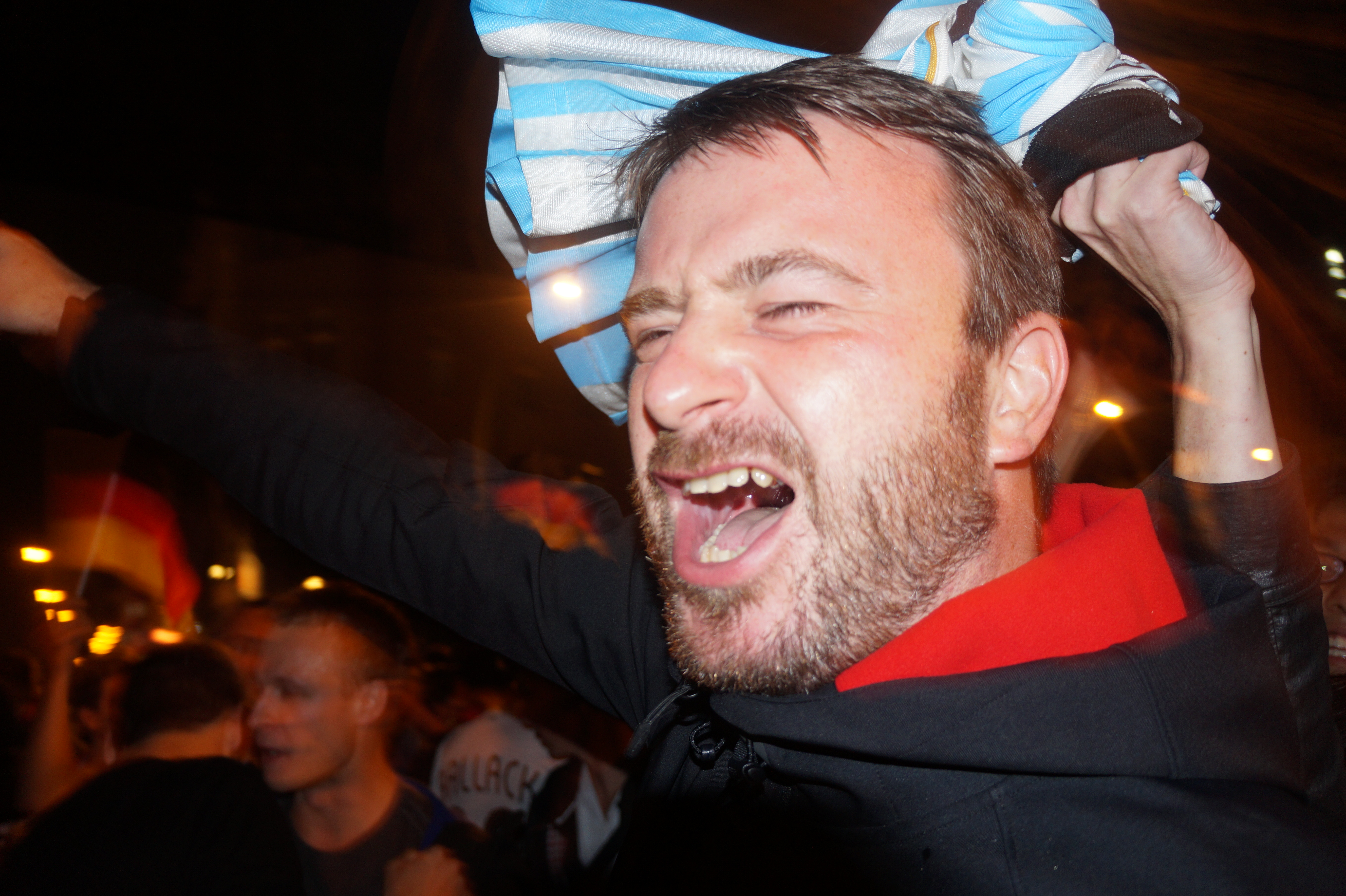 Argentina vs Germany fans
