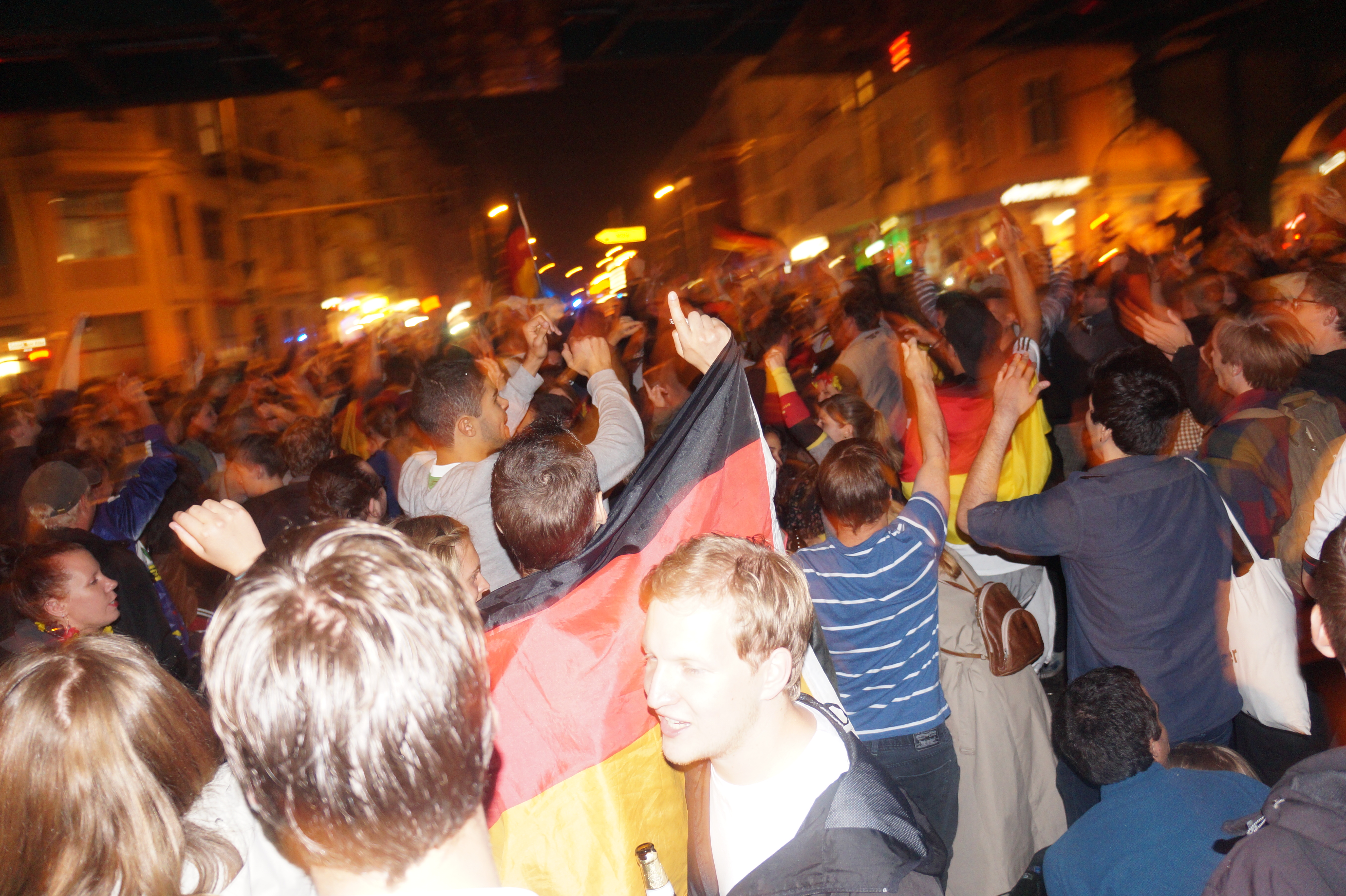 Argentina vs Germany fans