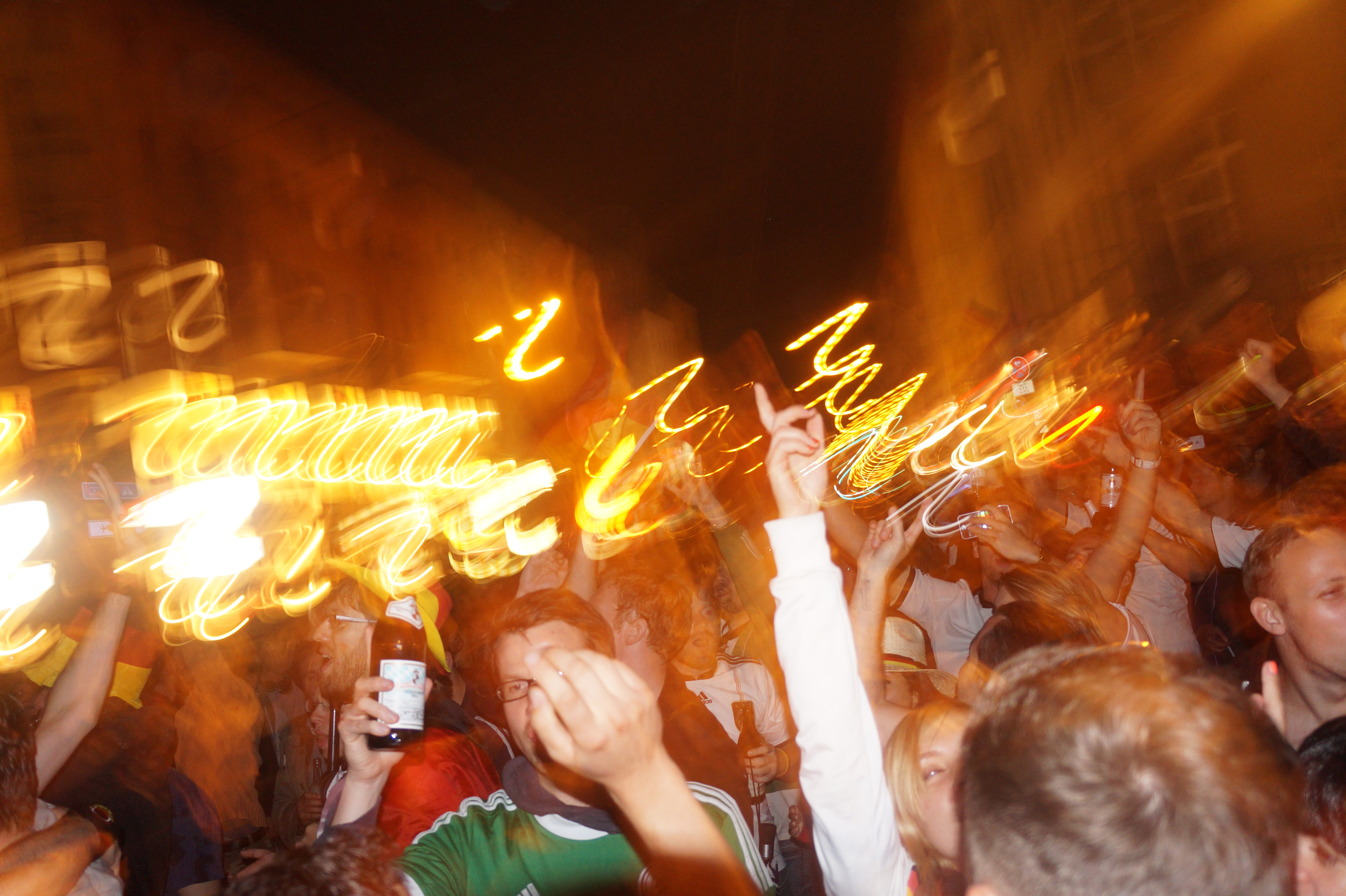 Argentina vs Germany fans