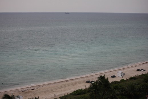 View from our hotel room