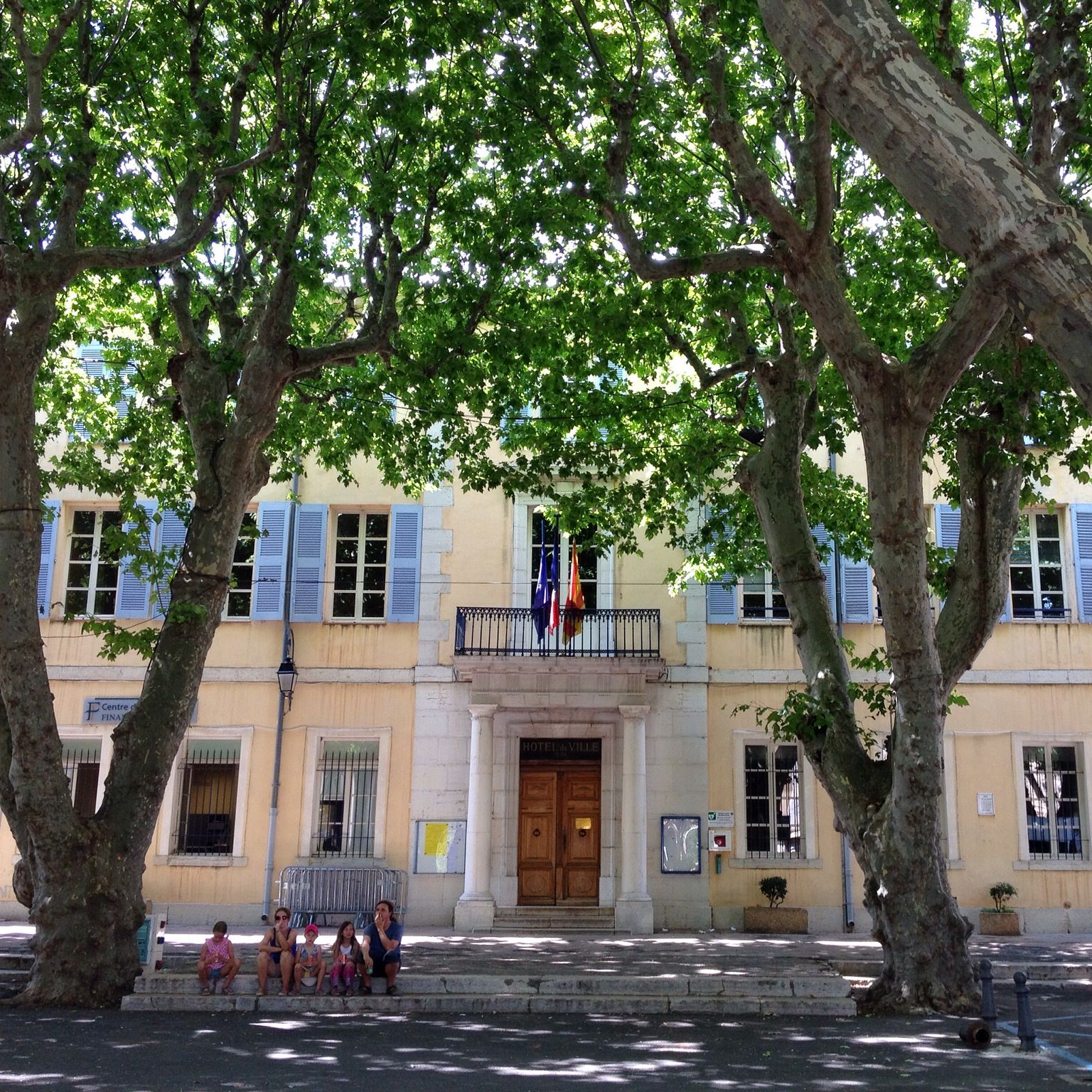 Aups, Provence, mairie, townhall BY From the Poolside blog on boutique hotels and stylish rentals for family holidays