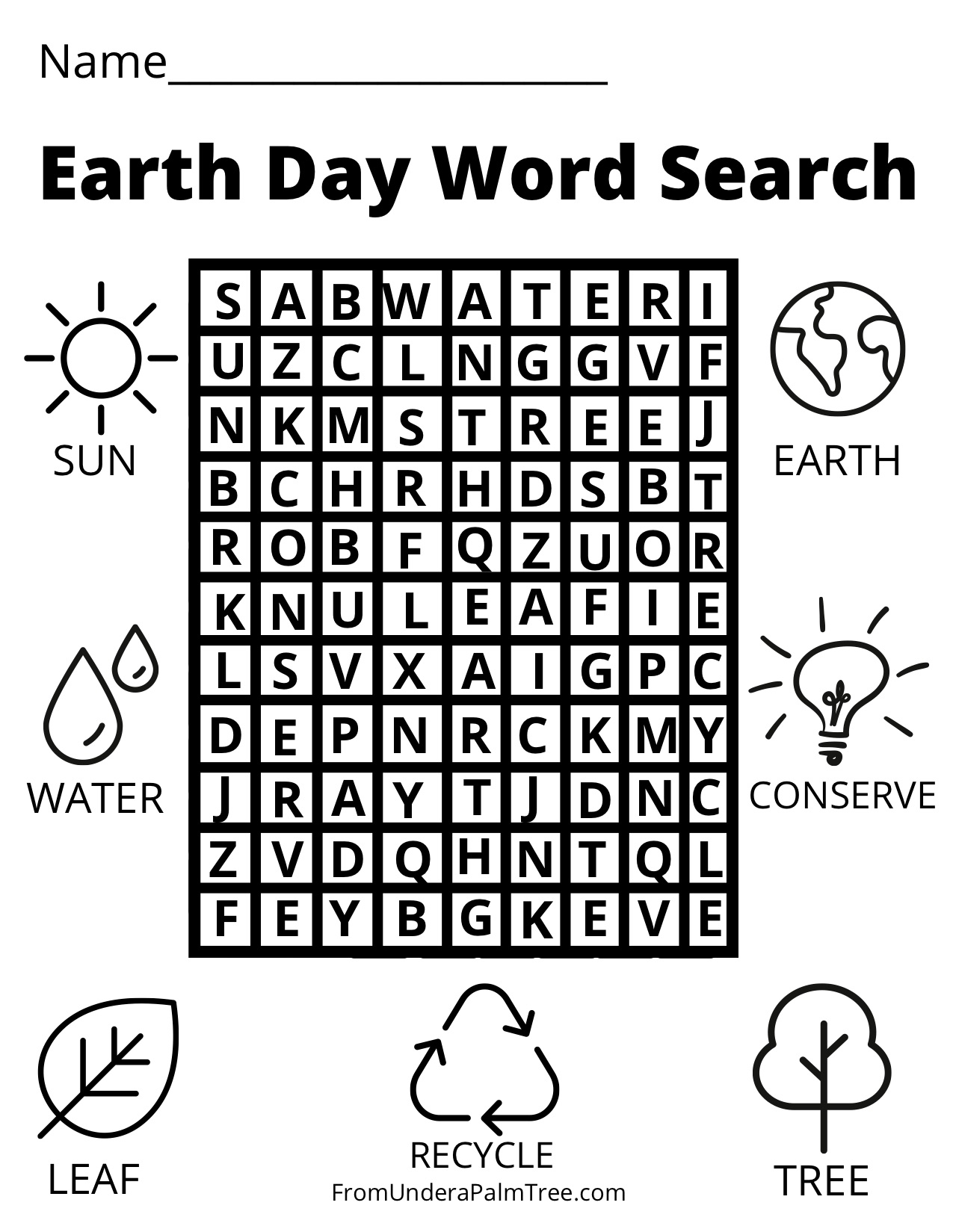 Shop earth day inspired style, go green with earth day inspired style Earth Day Preschool Activities From Under A Palm Tree