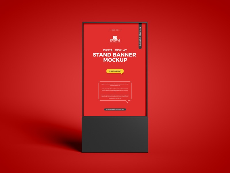 Find & download free graphic resources for x banner mockup. Free Digital Display Stand Banner Mockup