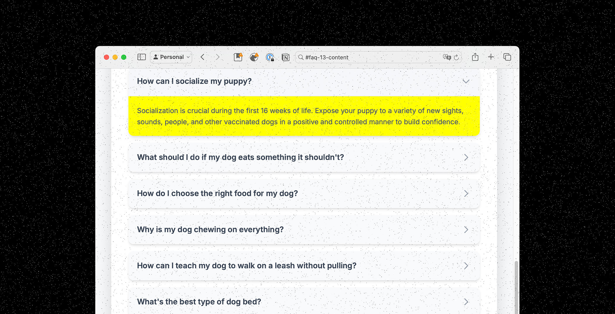Post Thumbnail for Opening a Details Element from the URL