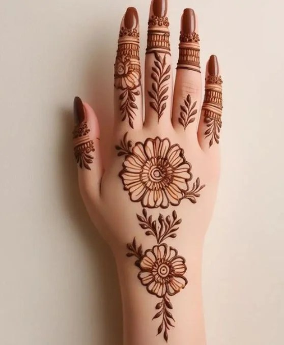80+ Back Hand Simple Mehndi Design Photos 2025 28 Back Hand Simple Mehndi Design Photos