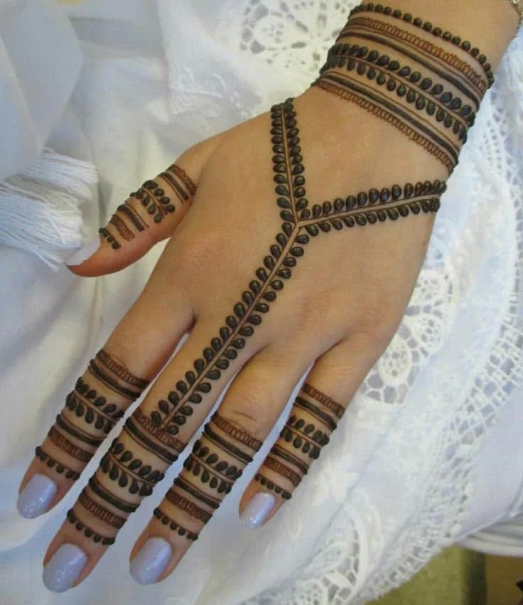 80+ Back Hand Simple Mehndi Design Photos 2025 49 Back Hand Simple Mehndi Design Photos