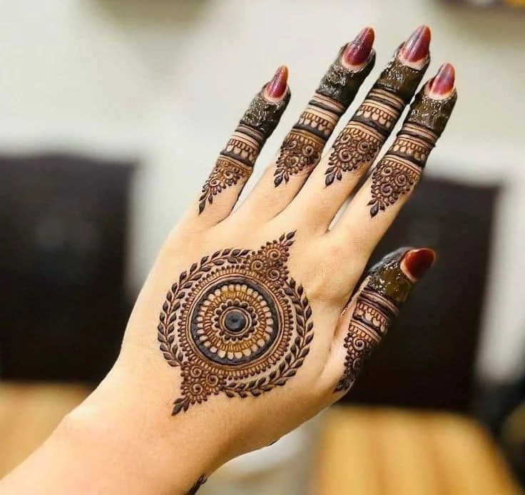 80+ Back Hand Simple Mehndi Design Photos 2025 69 Back Hand Simple Mehndi Design Photos