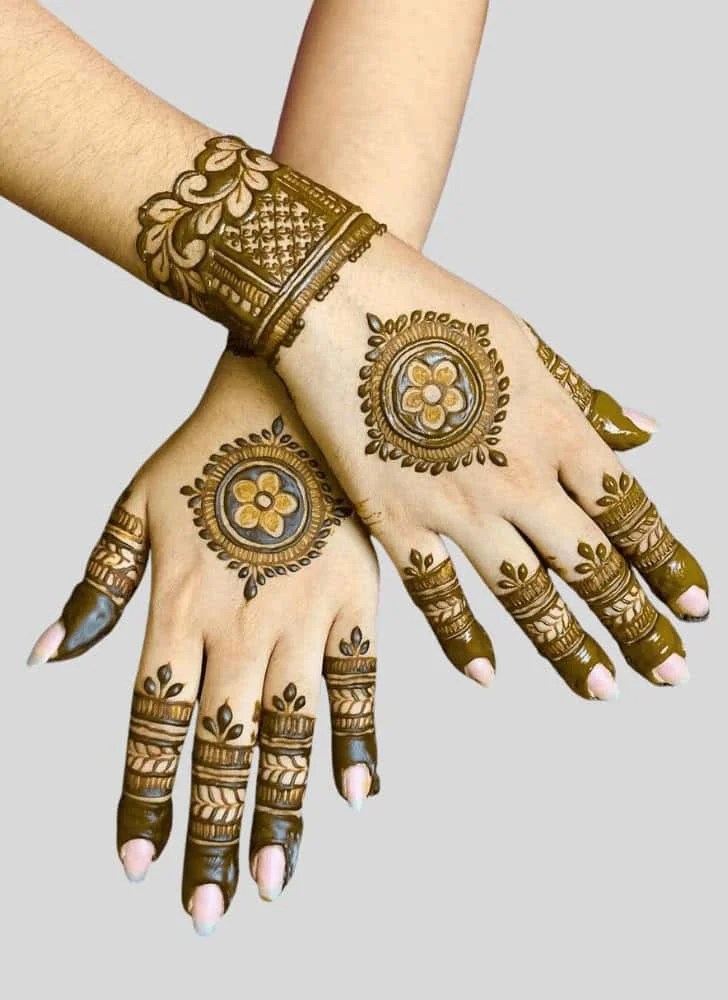 80+ Back Hand Simple Mehndi Design Photos 2025 58 Back Hand Simple Mehndi Design Photos