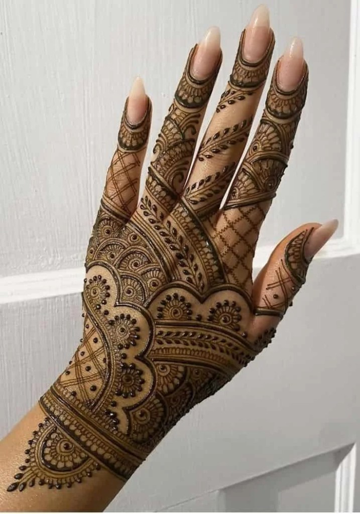 80+ Back Hand Simple Mehndi Design Photos 2025 42 Back Hand Simple Mehndi Design Photos